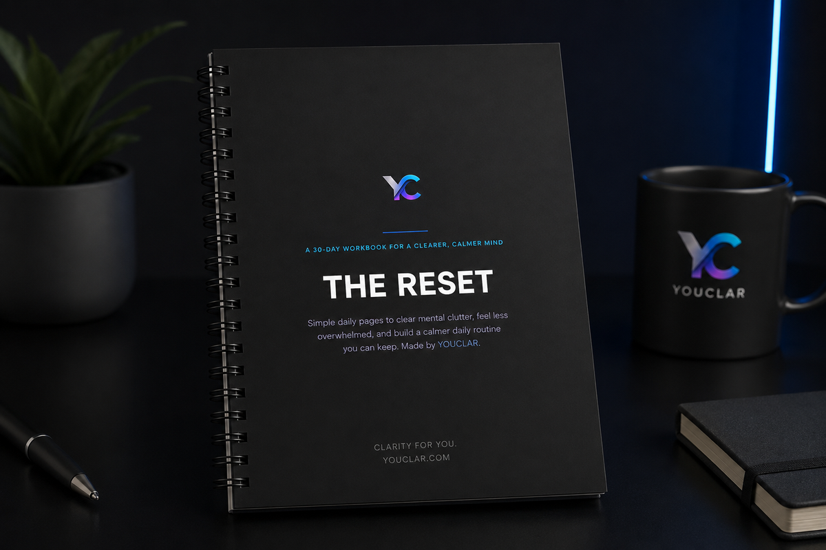 The Reset Workbook | 30-Day Mental Clarity & Focus Planner
