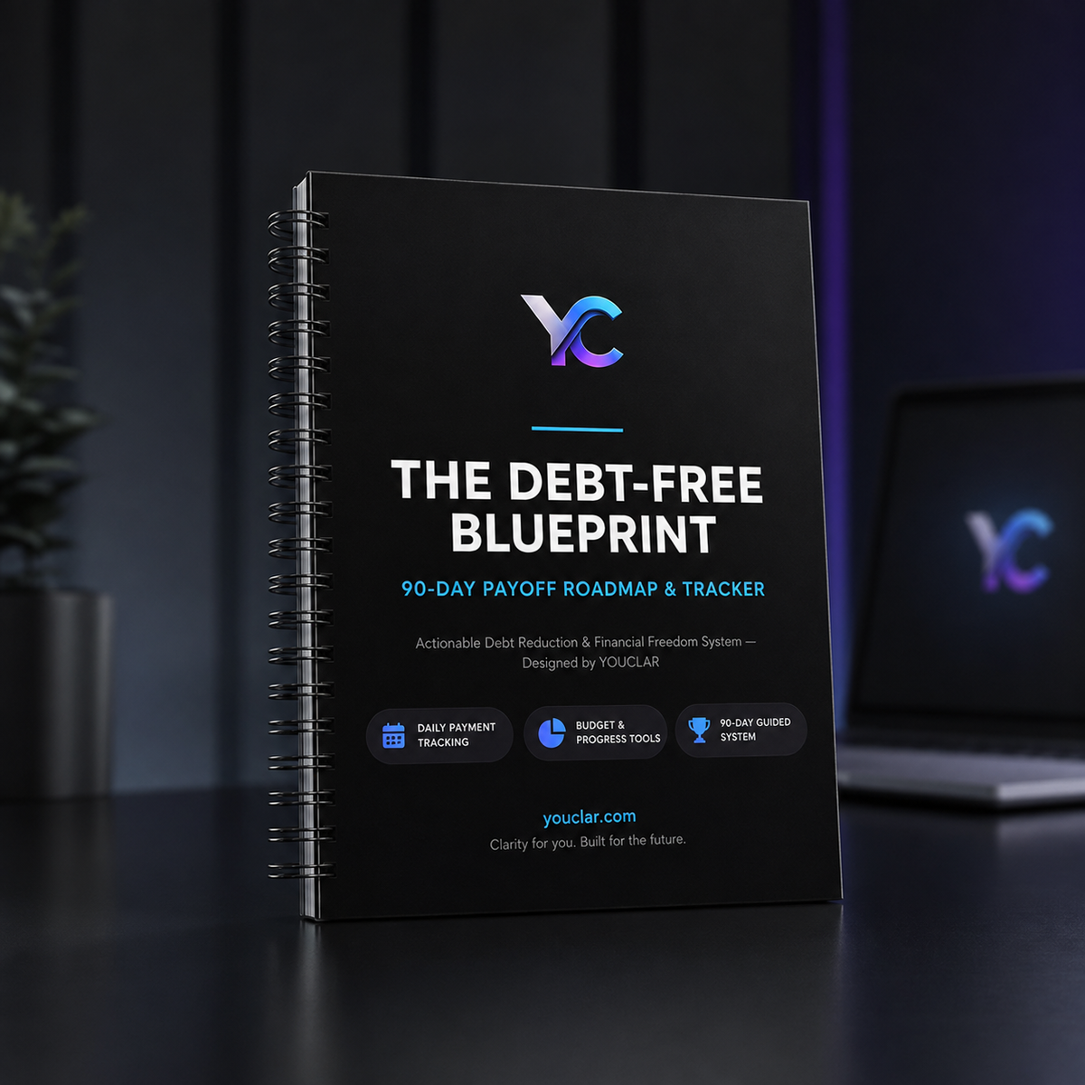 The Debt-Free Blueprint | 90-Day Payoff Roadmap & Tracker