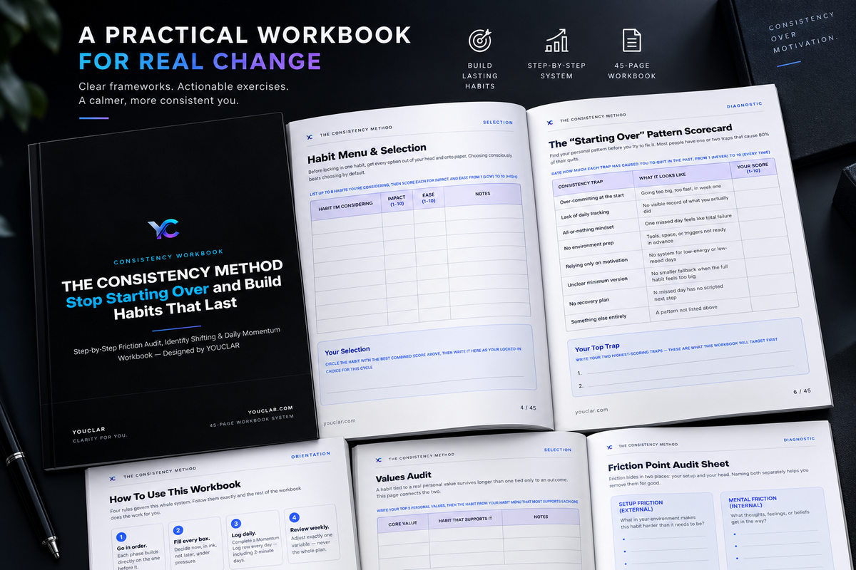 The Consistency Method | Stop Starting Over & Build Habits That Last