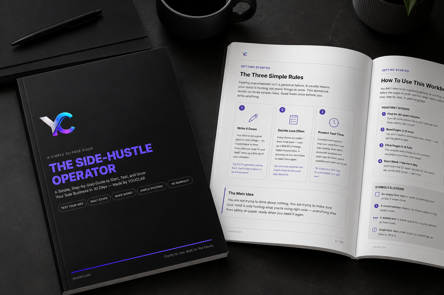 The Side-Hustle Operator – A 30-Day System to Start & Grow Your Side Business