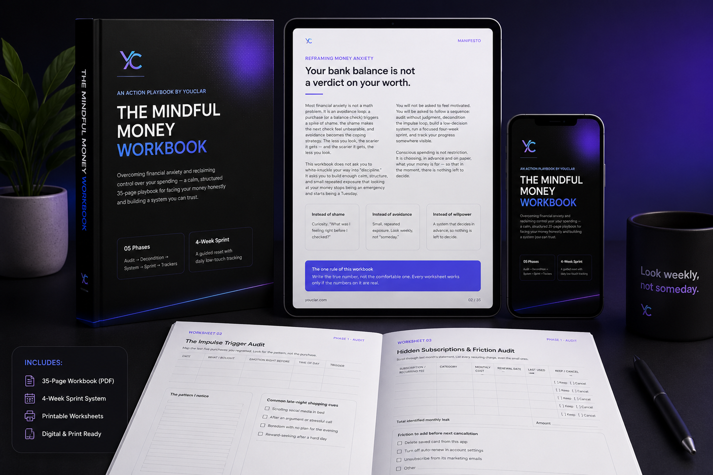 The Mindful Money Workbook | Stop Money Stress & Take Control of Your Finances