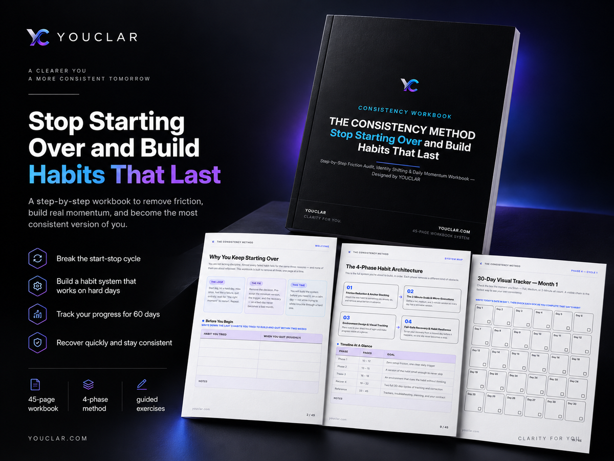 The Consistency Method | Stop Starting Over & Build Habits That Last