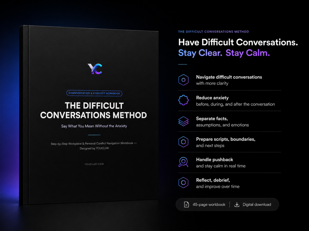 The Difficult Conversations Method | Say What You Mean Without the Anxiety