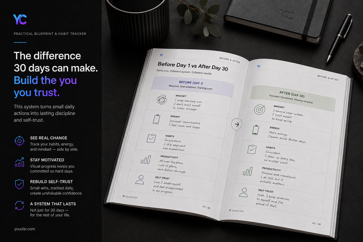 The Discipline Rebuild | 30-Day Habit Rebuild for People Who Keep Starting Over