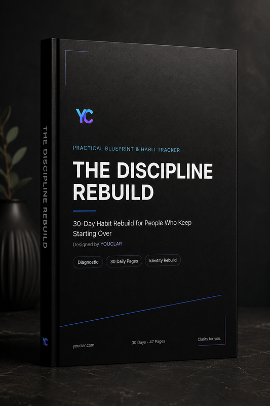 The Discipline Rebuild | 30-Day Habit Rebuild for People Who Keep Starting Over